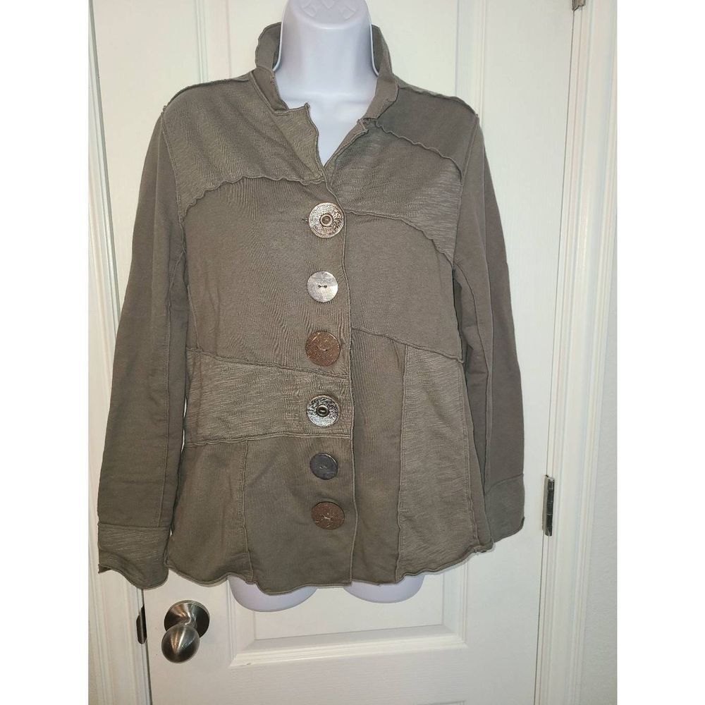 Neon Buddha big Button Jacket boho steampunk hippie style